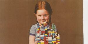 Girl with legos