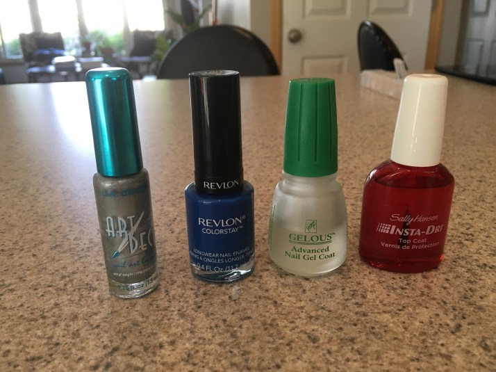 DIY Acrylic nails 5-28-16-polish used