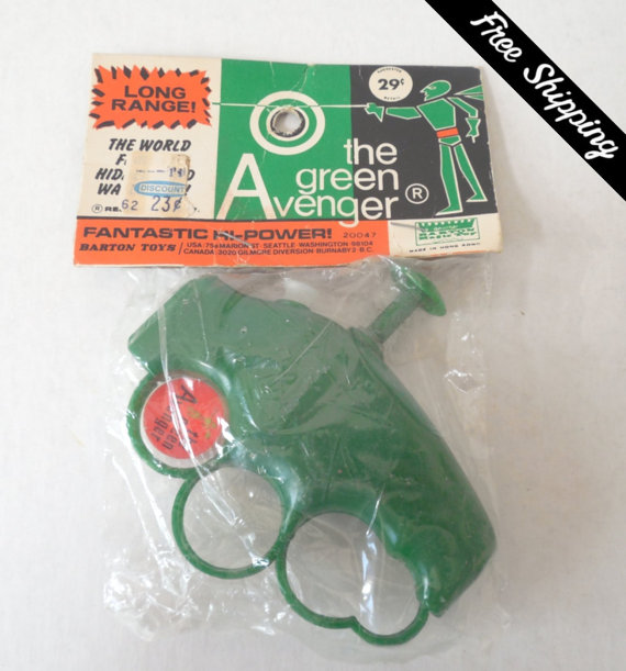 Green Avenger squirt gun 9-9-17