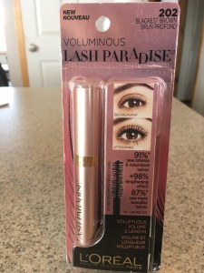 L'Oreal Lash Paradise mascara 12-31-17