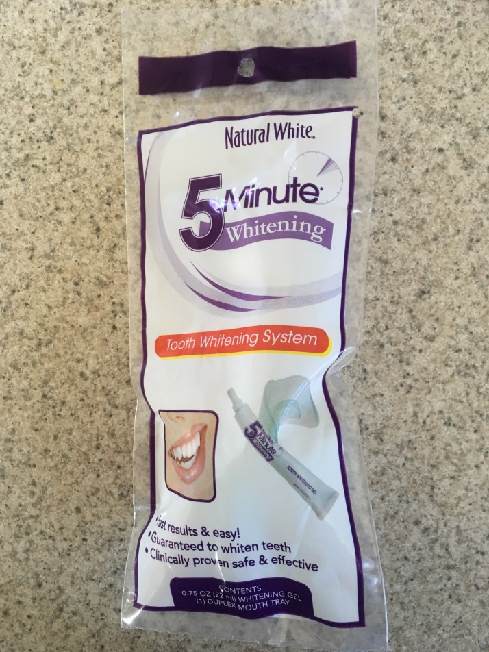 Natural White 5 Minute Tooth Whitening System 4-1-18