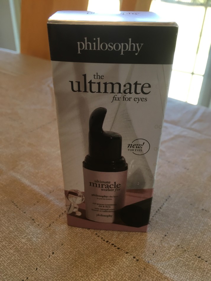 Philosophy Ultimate Worker Fix Eye cream 4-1-18