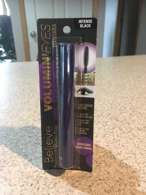Believe Beauty Volumin' Eyes mascara 9-22-19